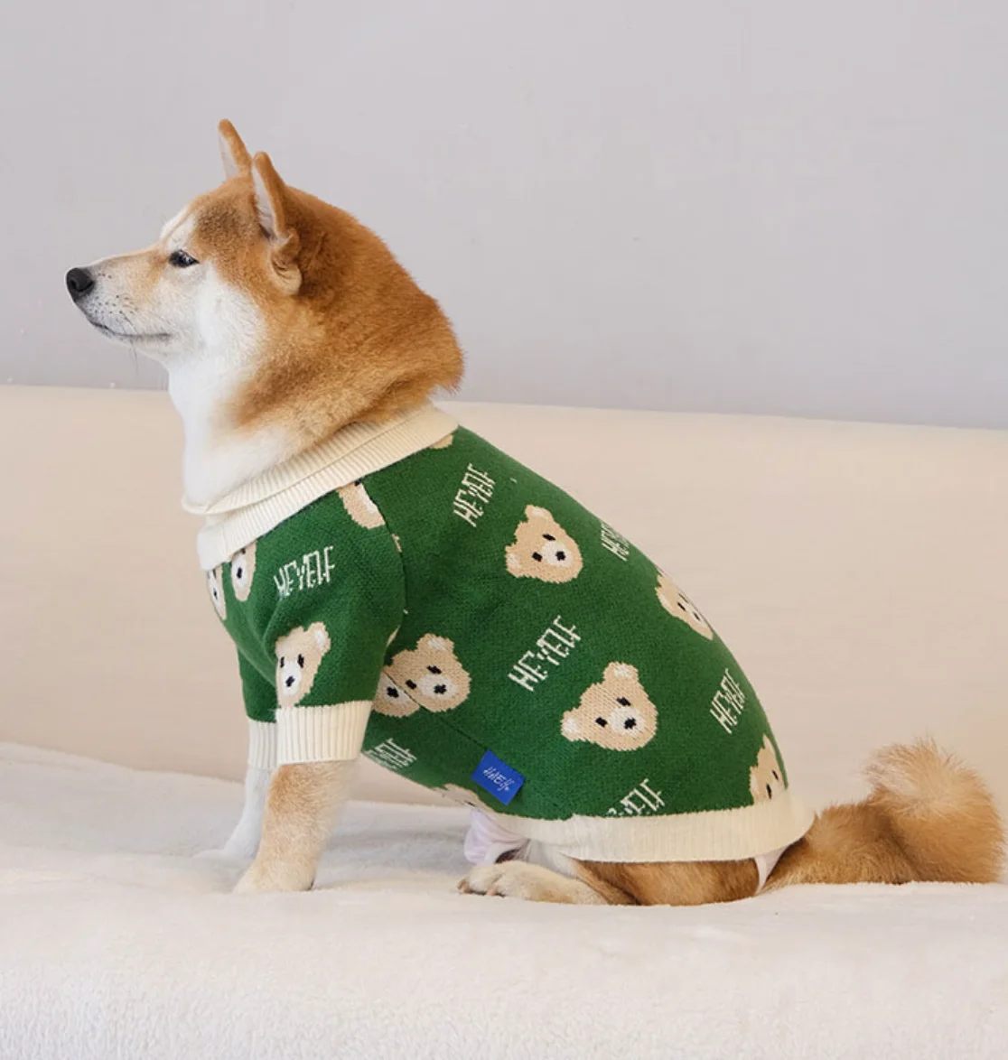 

pet clothes spring and autumn dog sweater warm coat