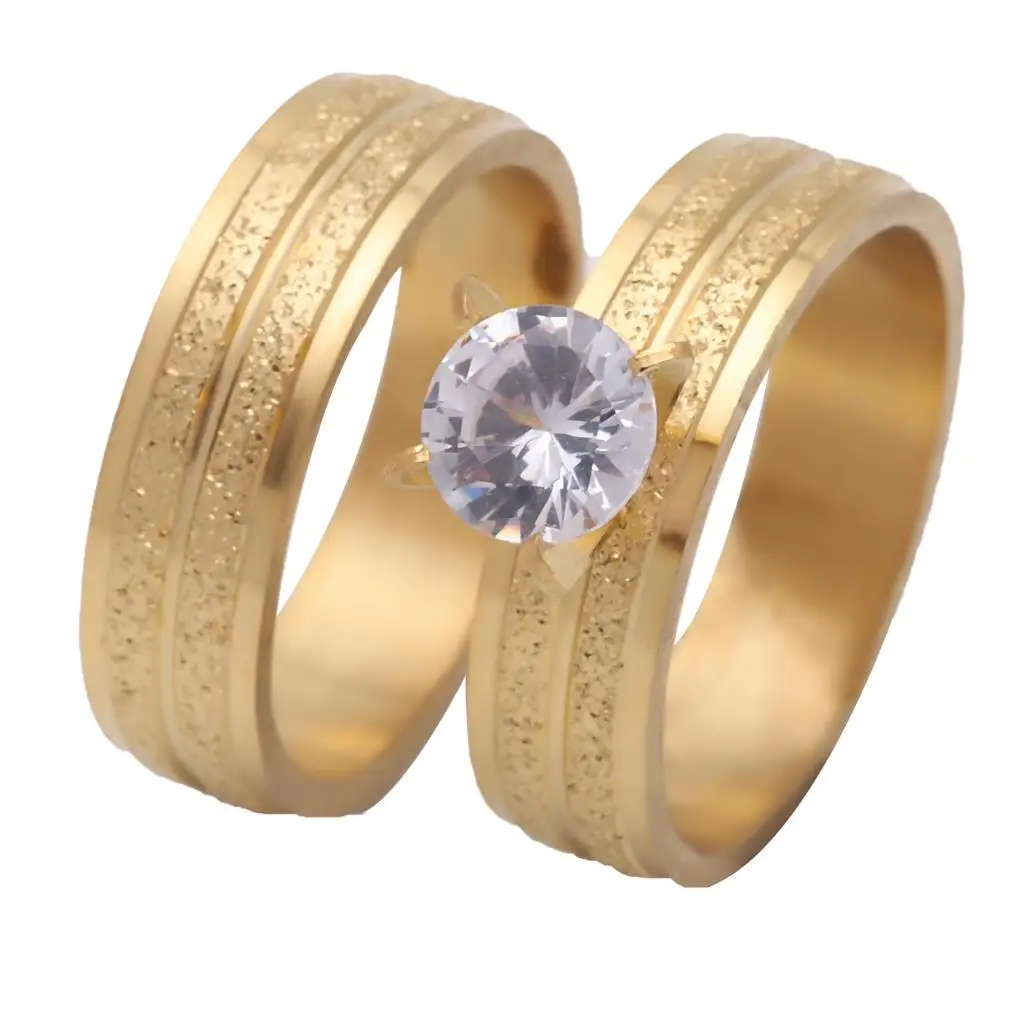 

36 шт., свадебные кольца из нержавеющей стали