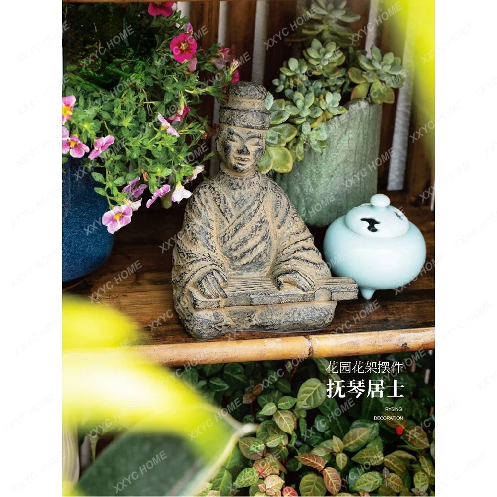 Украшение в китайском стиле для двора беседки ландшафта сада дзен Ретро Декор