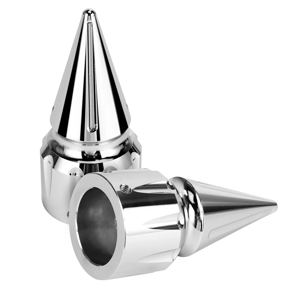 Крышка передней оси мотоцикла CNC черная/хромированная для Harley Touring Dyna Sportster 1200 Iron