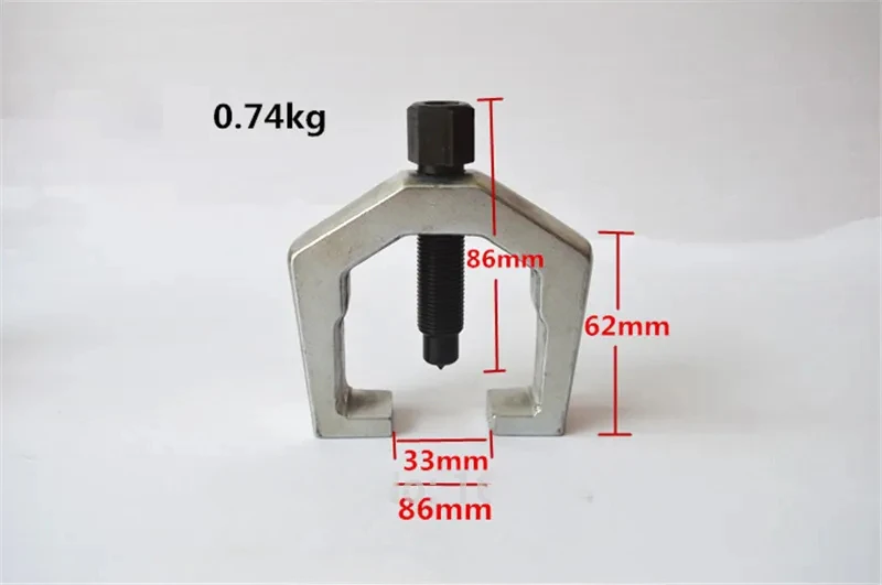 6PCS Zestaw narzędzi serwisowych na przednim końcu Separator przegubu kulowego Ściągacz drążka kierowniczego Pitman Narzędzie do demontażu