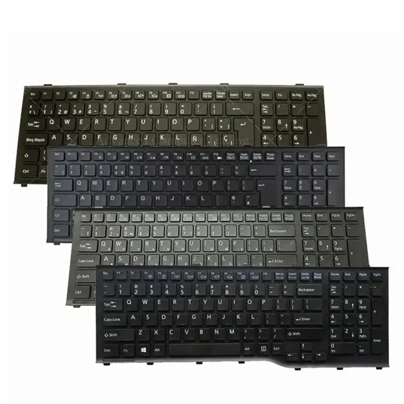 SP/RU/UK русская клавиатура для Fujitsu Lifebook AH532 NH532 A532 N532 с рамкой ноутбука MP-11L63SU-D85 CP 569151