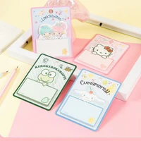 kawaii sanrio sticky notes hello kittys cinnamoroll accessories cute beauty cartoon anime note paper message toys for girl gift
