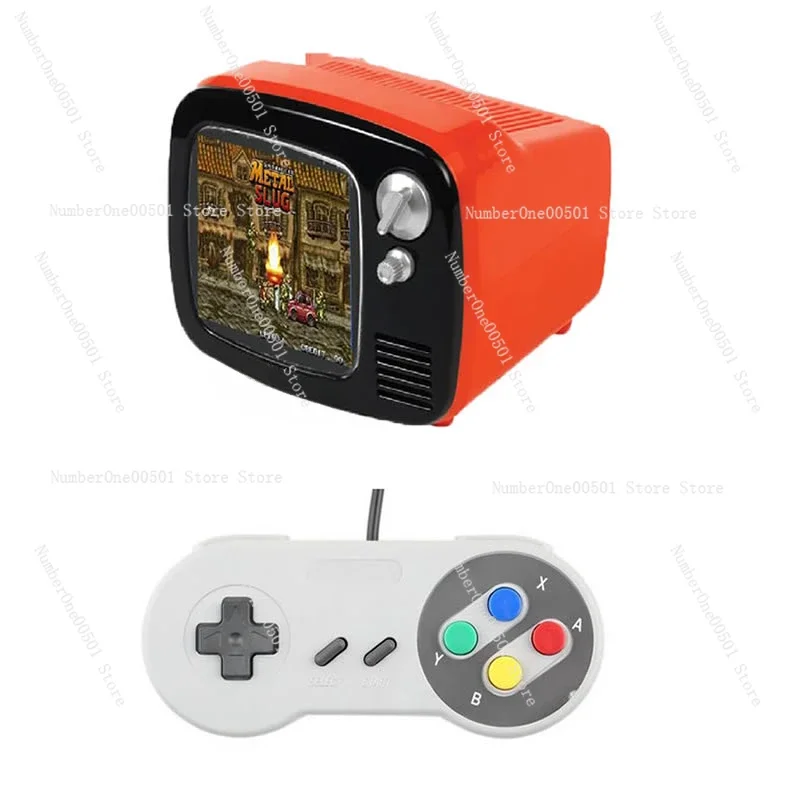 Ретро 3 5-дюймовый IPS-экран Smart Mini TV с дистанционным управлением Wi-Fi Интернет игры и