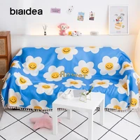 small wrinkled chrysanthemum sofa towel girl heart chair cover cloth towel non slip armrest towel double small fresh 1 2 3 seats