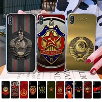 maiyaca soviet union ussr flag phone case for iphone 11 12 13 mini pro xs max 8 7 6 6s plus x 5s se 2020 xr case