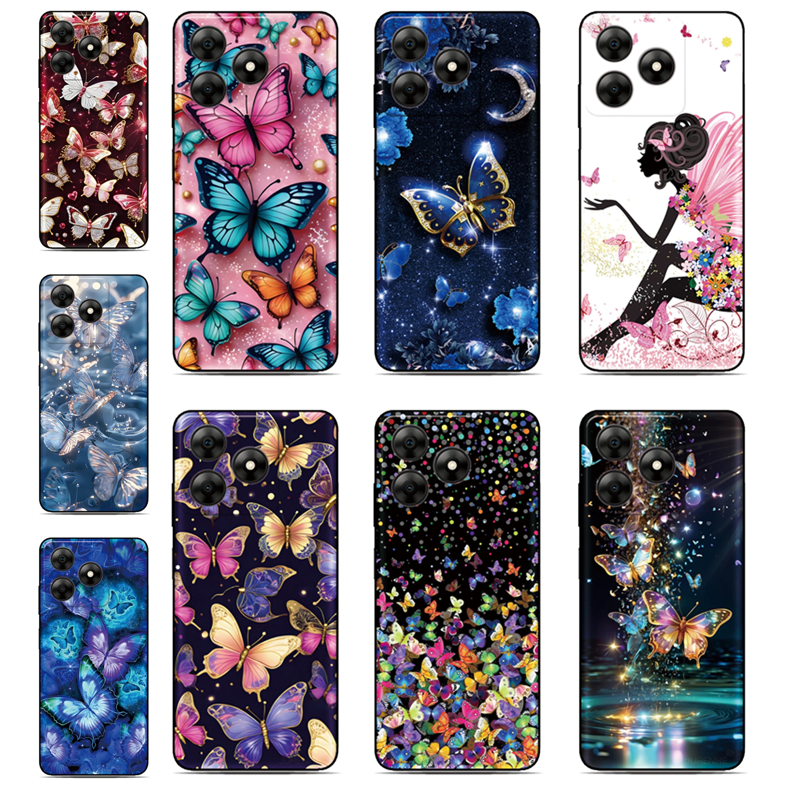 Фото Чехол для телефона с рисунком бабочки для Oukitel C26 C17 C69 C3 C2 C68 C62 C61 C57s C57 C58 P1 C1 Pro C53 C51 C50 C36, чехол с индивидуальным изображением №1