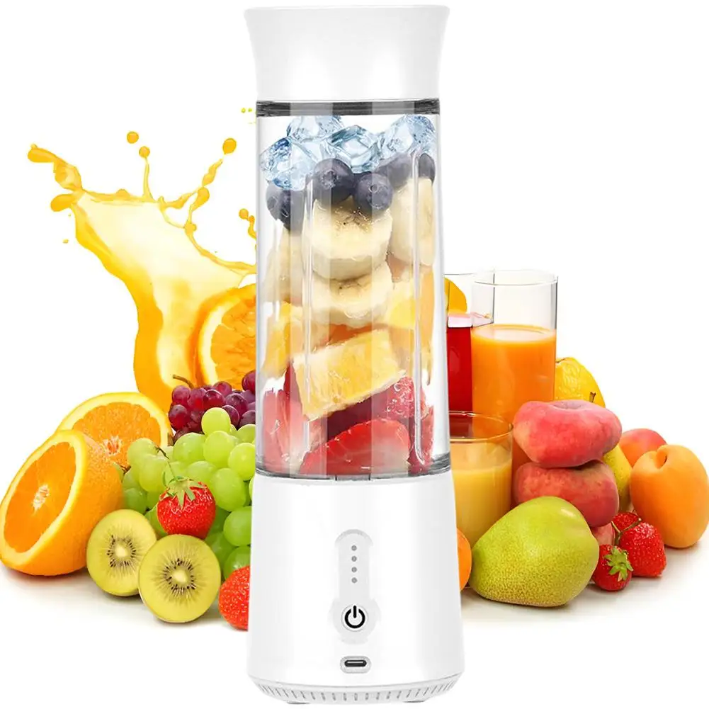 

Electric Juicer Cup Portable Mini Blender With Rechargeable Blades Mixer Home Accessories For Smoothies Shakes