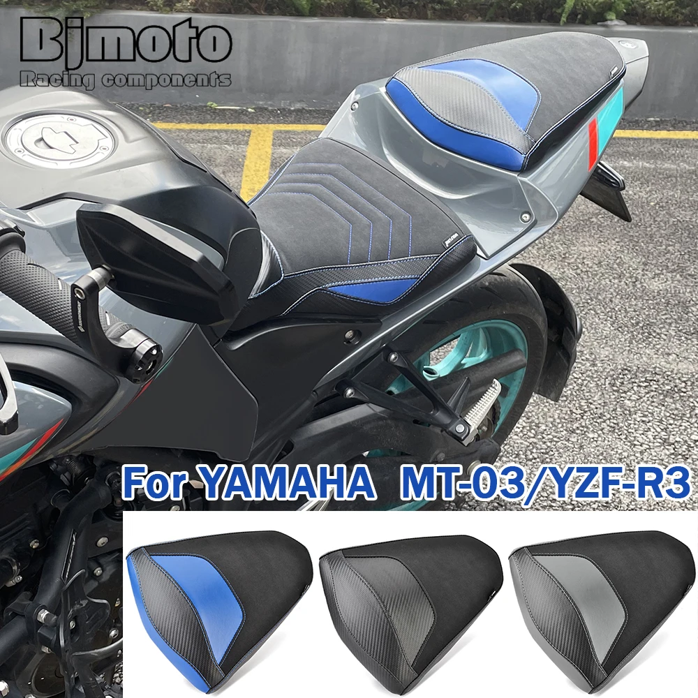 Фото Переднее и заднее ПАССАЖИРСКОЕ СИДЕНЬЕ MT03 2023 для Yamaha MT03 YZFR3 YZF R3 YZF-R3 MT 03 2022 2021 2020 2019 2018 2017 2016 №3