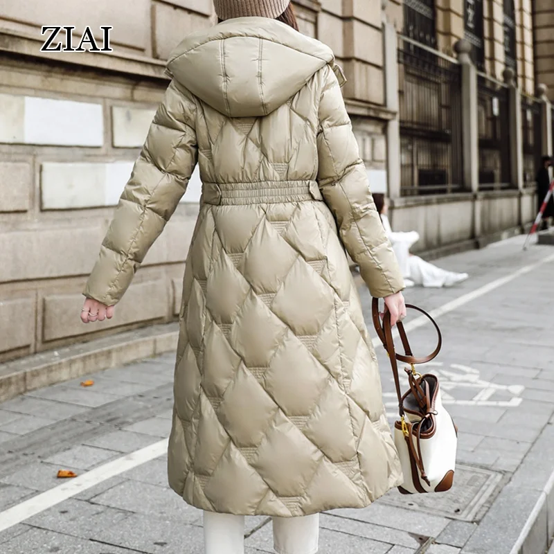 fashion jacket loose down jacket women's mid-length thickened over-the-knee bread clothes trendy enlarge