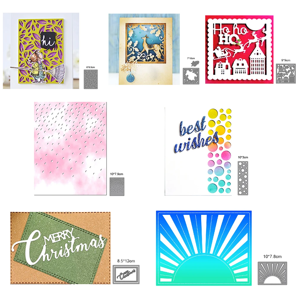 

Background Christmas metal cutting dies scrapbook mold making greeting card craft embossed photo album decoration DIY art paper