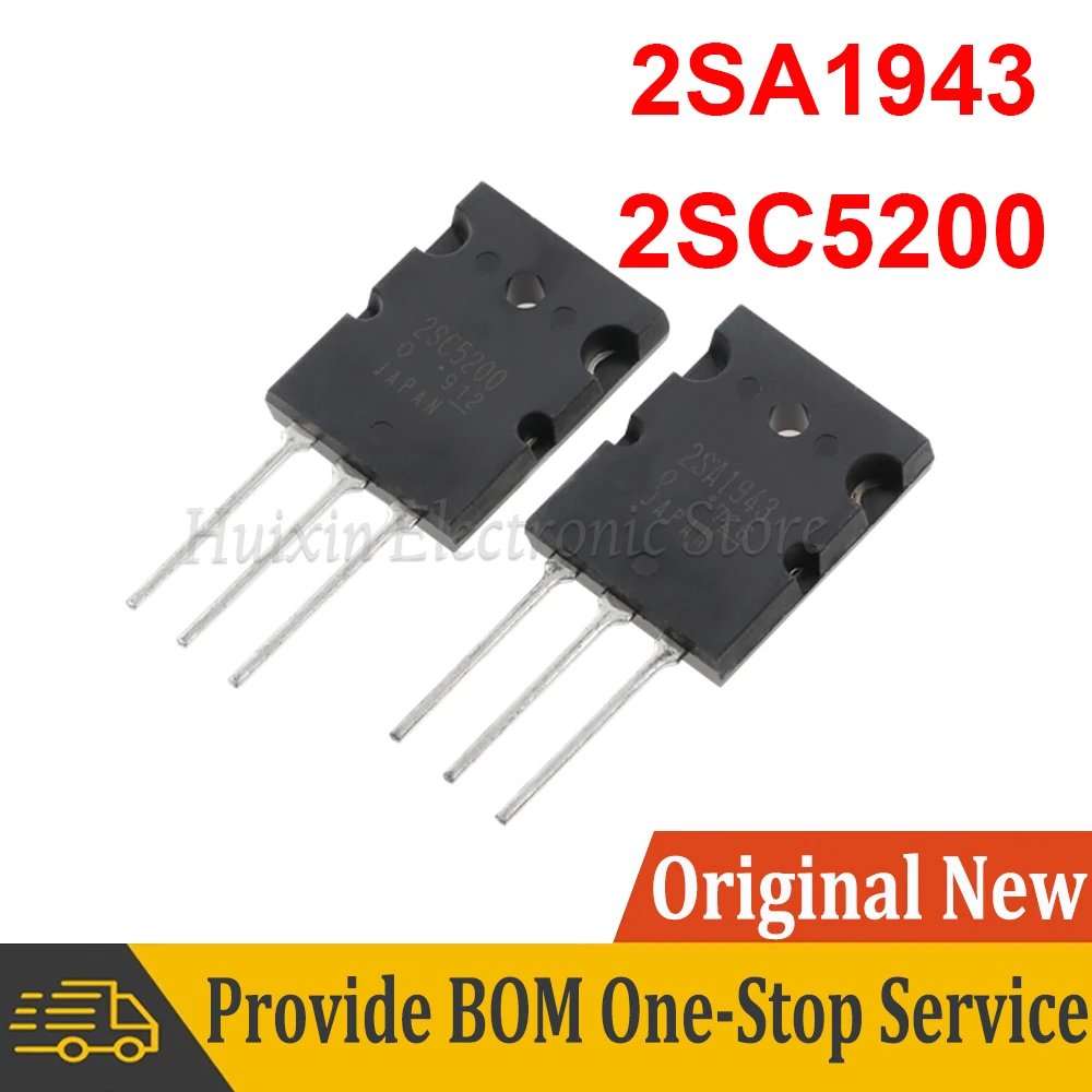 

2SA1943 A1943 2SC5200 C5200 5200 TO-3PL 1943 TO-3P TO-264 Power transistor amplifier new original