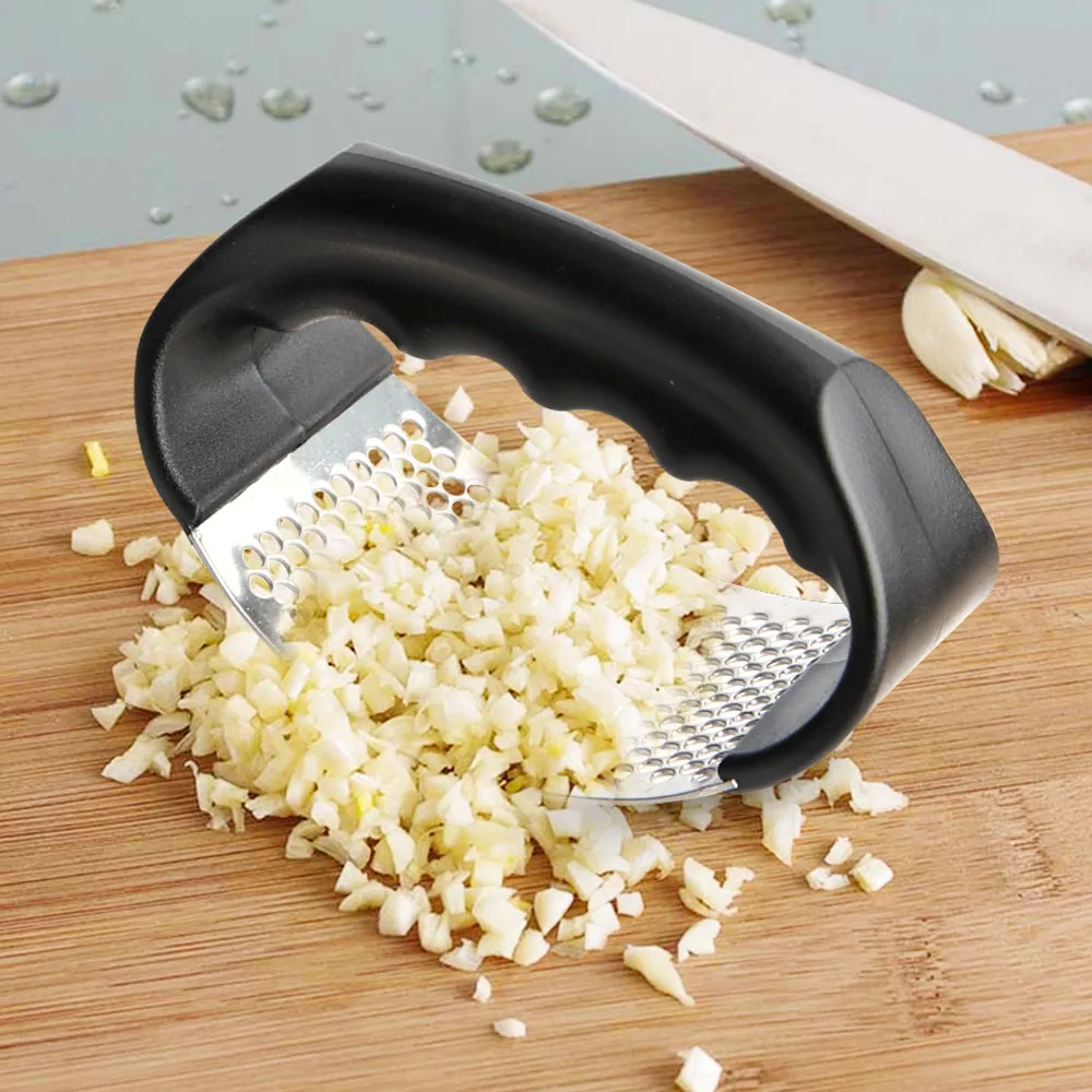 

Kitchen Garlic Press Manual Garlic Masher Stainless Steel Garlic Press Chopping Garlic Tool Vegetable Home Gadget Accessories