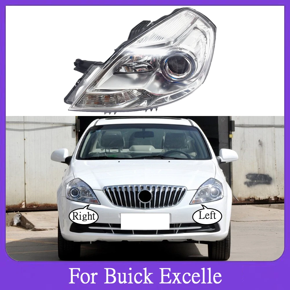 

For Buick Excelle 2013-2015 Front Headlight Assembly Durable Headlamp Lens Glass Head Lamp Cover Car Light Parts Accessories