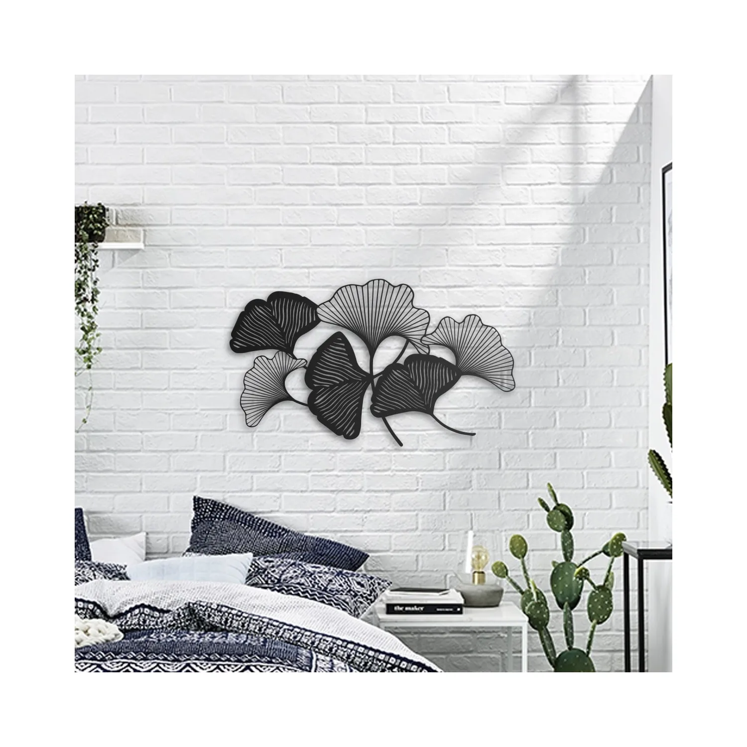 Вышитые цветы, Гинко-ния, корейский мат