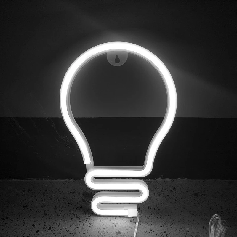

LED Neon Sign Night Light Art Decorative Lights Plastic Wall Lamp For Kids Baby Room Holiday Lighting Xmas Party