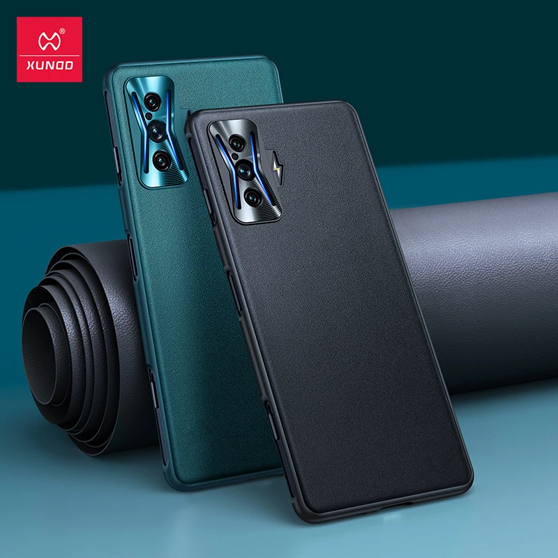 

Xundd Case For POCO F4 GT Redmi K50 Gaming Vegan Leather Phone Case Airbag Bumper Shockproof Shell Camera Protection Cover Funda