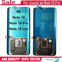 6 47 for xiaomi mi note 10 pro m1910f4s lcd display touch screen digitizer for mi note 10 lite note10 m2002f4lg lcd amoled