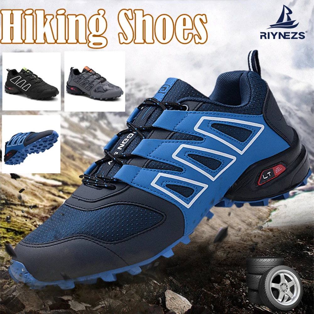 

Hiking Shoes for Men Outdoor Sports Breathable Athletic Trainers Mens Sneakers Climbing Camping Mountain Shoes High Quality