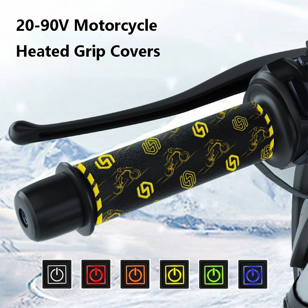 Мотоциклетные Захваты с подогревом 6 шестеренок подогрев электрическим