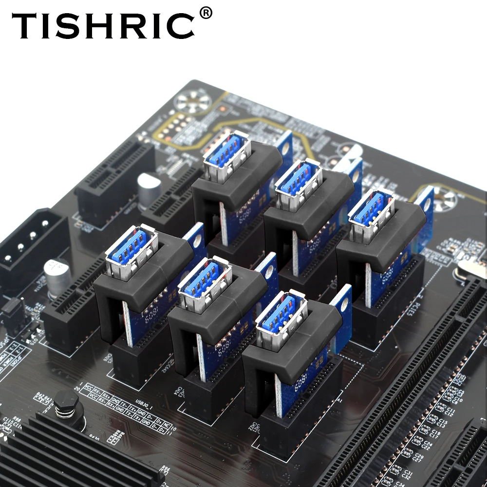 

50-200PCS TISHRIC Slot 1x Board Buckle PCIE PCI-E X1 Holder Fixed Motherboard 21x23mm PCI E 1X Card Adapter For Bitcoin Mining