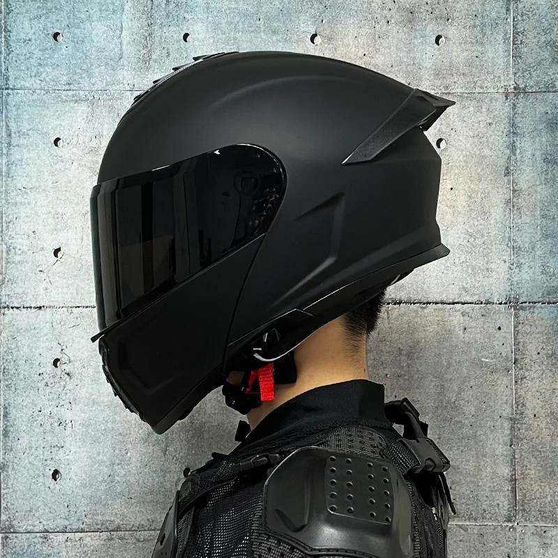 Suitable for ORZ electric vehicle faceless helmet full helmet Bluetooth off-road personalized tail ventilation helmet enlarge