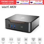 WooYi мини ПК Intel Celeron J3455 8 Гб 128 ГБ Windows 10 Pro игровой компьютер с клавишами, двойной HDMI VGA Win10 Мини ПК игровой Linux