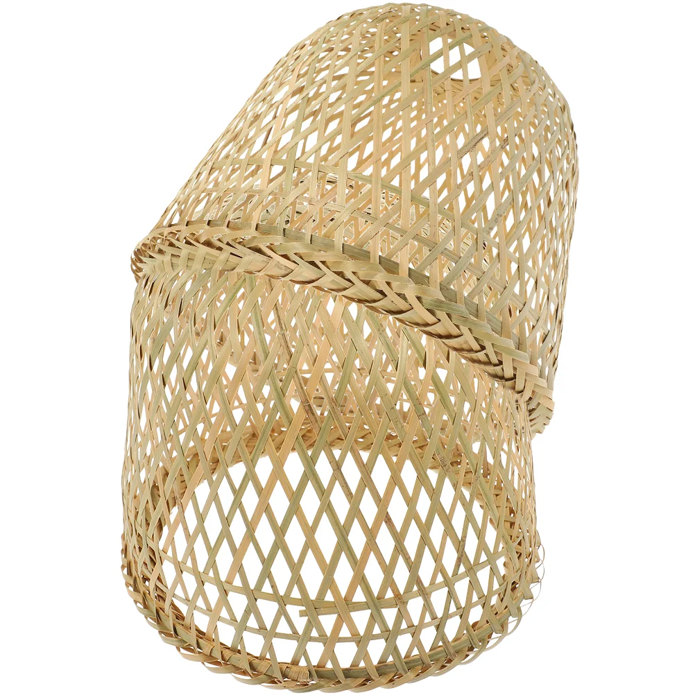 

Ceiling Lampshade Pendant Lamp Cover Bamboo Hand Woven Light Cover Boho Wicker Basket Replacement Lamp Cover Decorative
