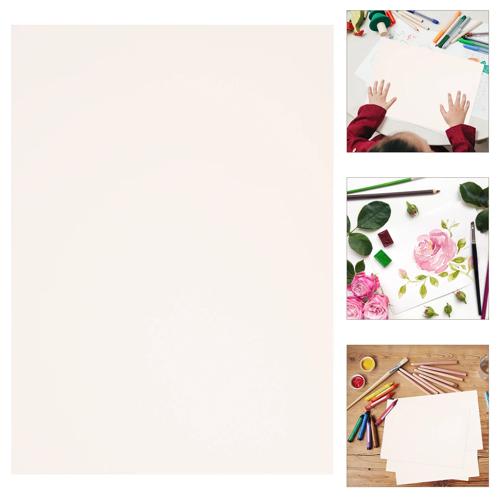 

20 Sheets Painting Paper Watercolor Paper for Students Folding Printing Paper Drawing Paper