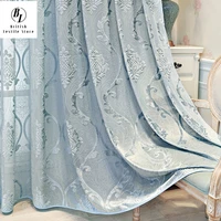 new curtains for living dining room bedroom custom european style high grade blue velvet embroidery winsome window curtain decor