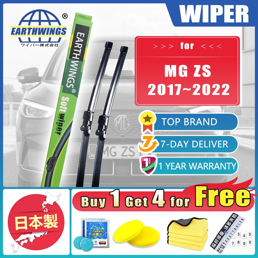 

For MG ZS EV MGZS MGZSEV 2022 2021 2020 2019 2018 2017 Front Wiper Blades Brushes Car Accessories Cleaning Windscreen Windshield