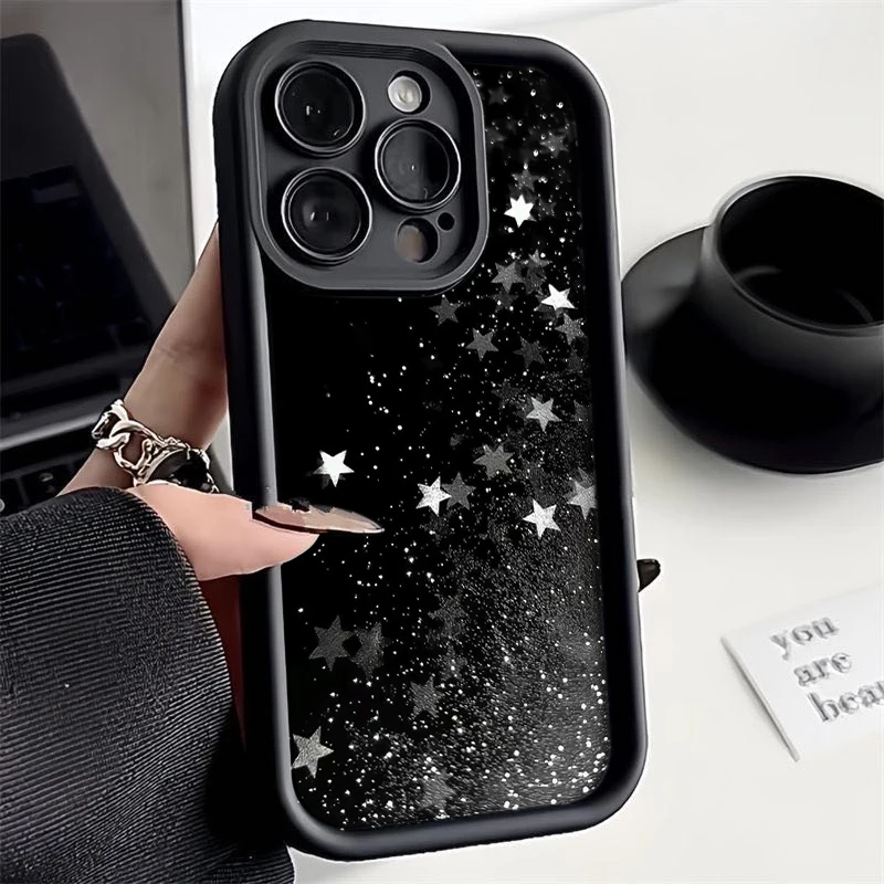 Фото Роскошный противоударный чехол Shining Star с узором для Samsung Galaxy S25 S24 S23 Ultra S22 FE S21 Plus A16 A55 A54 5G A33 A35 №5