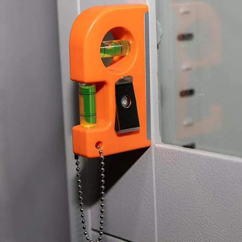 

Mini Lingling Magnetic Level Meter Pocket Zipper Level Hang Buckle Level Balancer Magnetic Level Ruler Tool