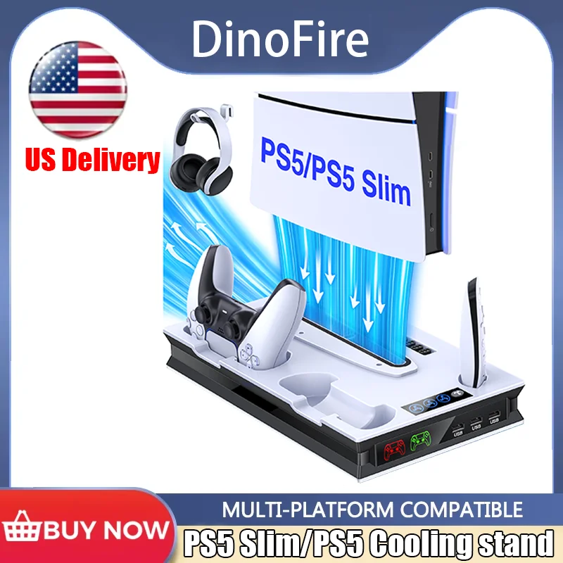 Вертикальная охлаждающая подставка для PS5