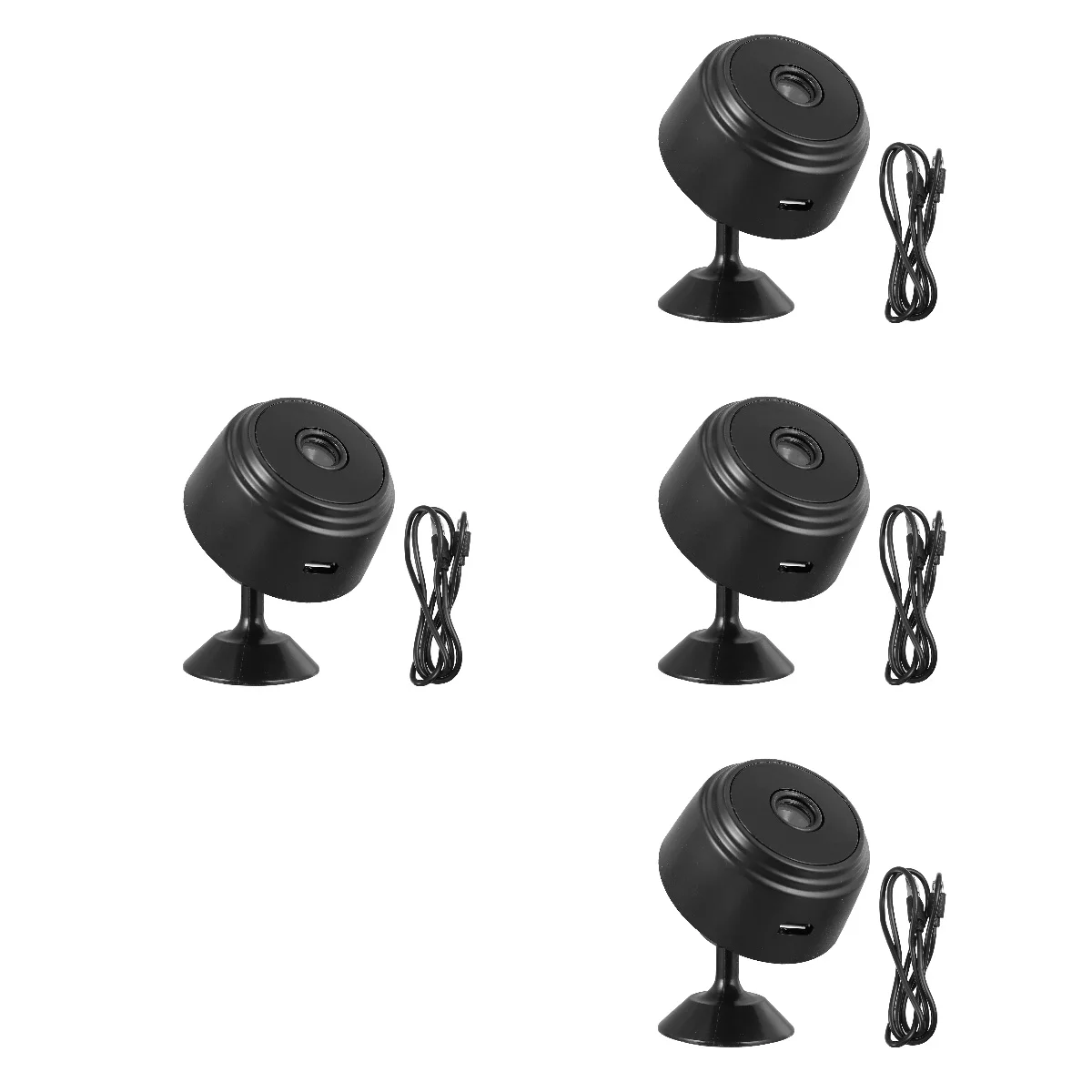 

4pcs 0.3MP IP Camera Surveillance Camera Motion Detection Wide Angle Home Camera