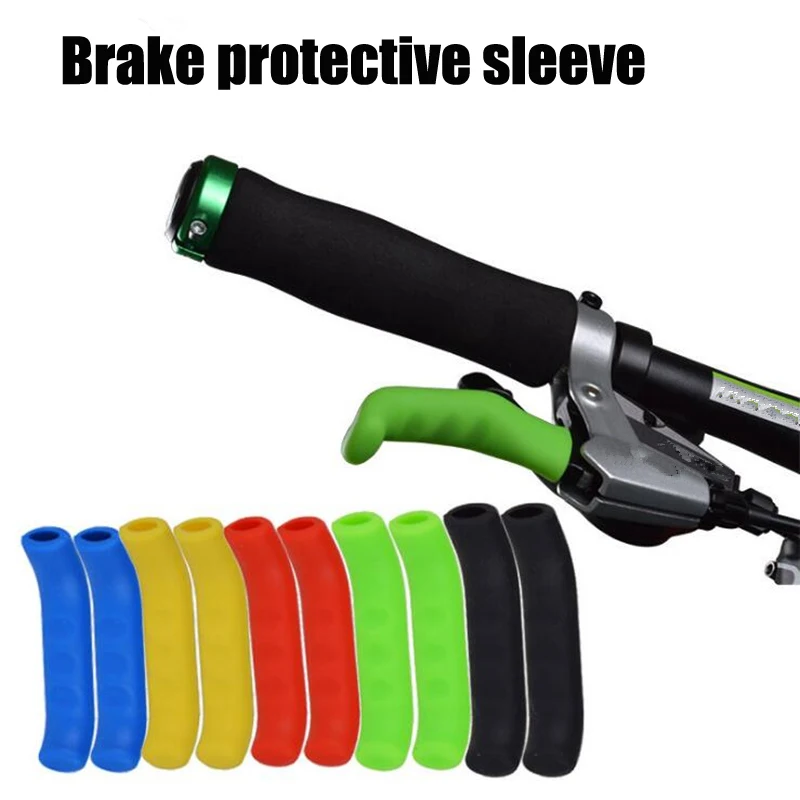 

1pair Bicycle Bike Brake Handle Cover Silicone Sleeve Bike Brake Lever Protector Covers Mountain Bike Brakes Accessories