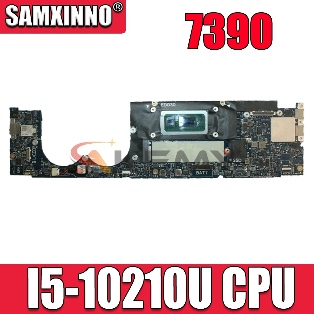 

FOR DELL 7390 Laptop motherboard SRGKY I5-10210U CPU with CN-0XVGGW 0XVGGW XVGGW LA-H931P 100% working well
