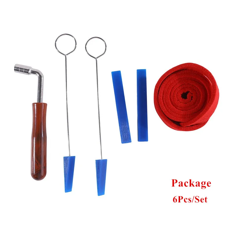 Фототюнер для пианино 6 шт./партия Pro, набор для самостоятельной настройки, умный молоток, тюнер для тюнинга кожи, вилка, тюнинг-клейкая лента