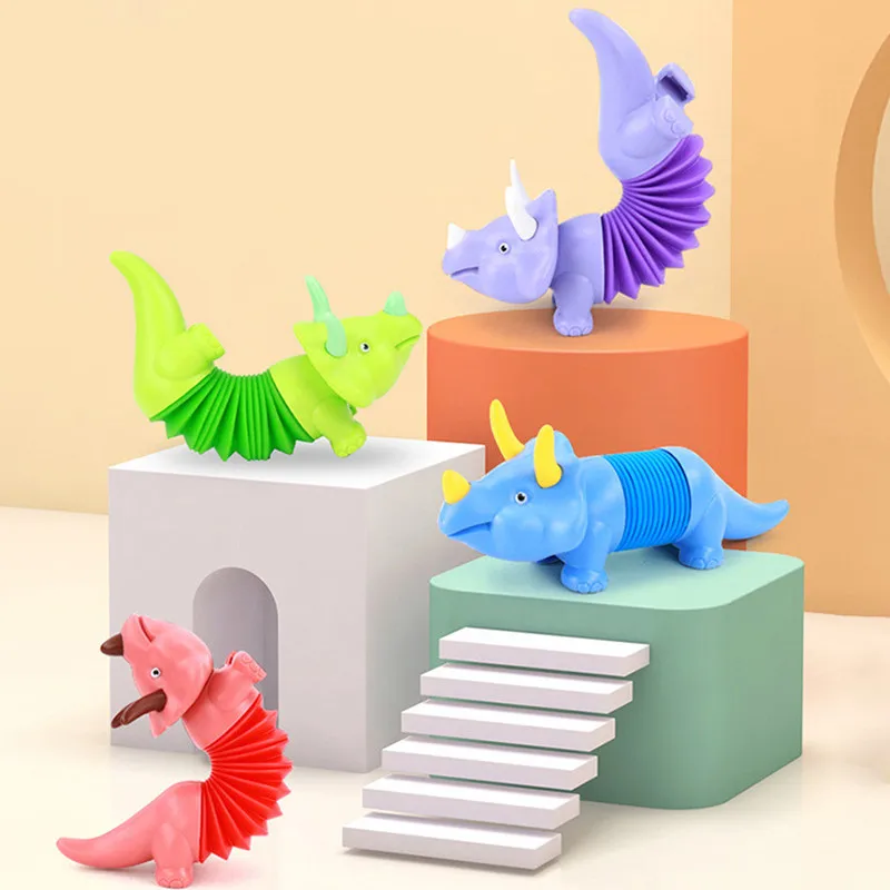 

Красочный выдвижной динозавр, развивающие игрушки, игрушки динозавров, интерактивные игрушки для родителей и детей, новые игрушки, милая Имитация животных