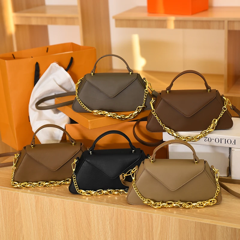 

2022 модная Новая женская квадратная сумочка, Высококачественная кожаная женская дизайнерская сумочка, Женская дорожная сумка-мессенджер на...