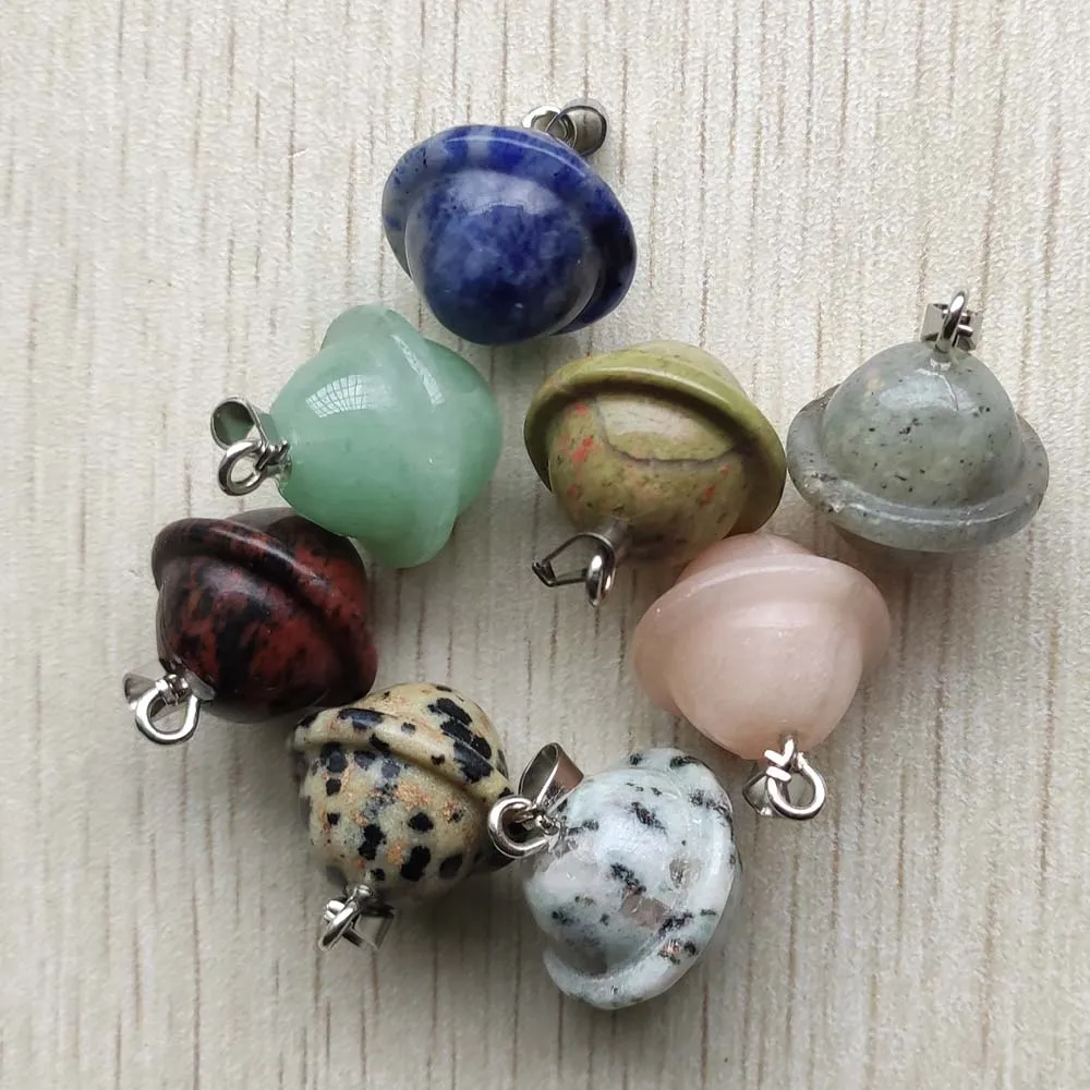 2022 смешанный натуральный камень маленькая планета резной астероид Подвески до ключиц для изготовления ювелирных изделий 8 шт./лот оптовая продажа бесплатная доставка 2022 смешанный натуральный камень маленькая планета резной астероид Подвески до ключиц для изготовления ювелирных изделий 8 шт./лот оптовая продажа бесплатная доставка