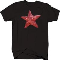 unique cool gift tee star fish graphic softstyle t shirts black premium cotton short sleeve o neck mens tshirt s 3xl