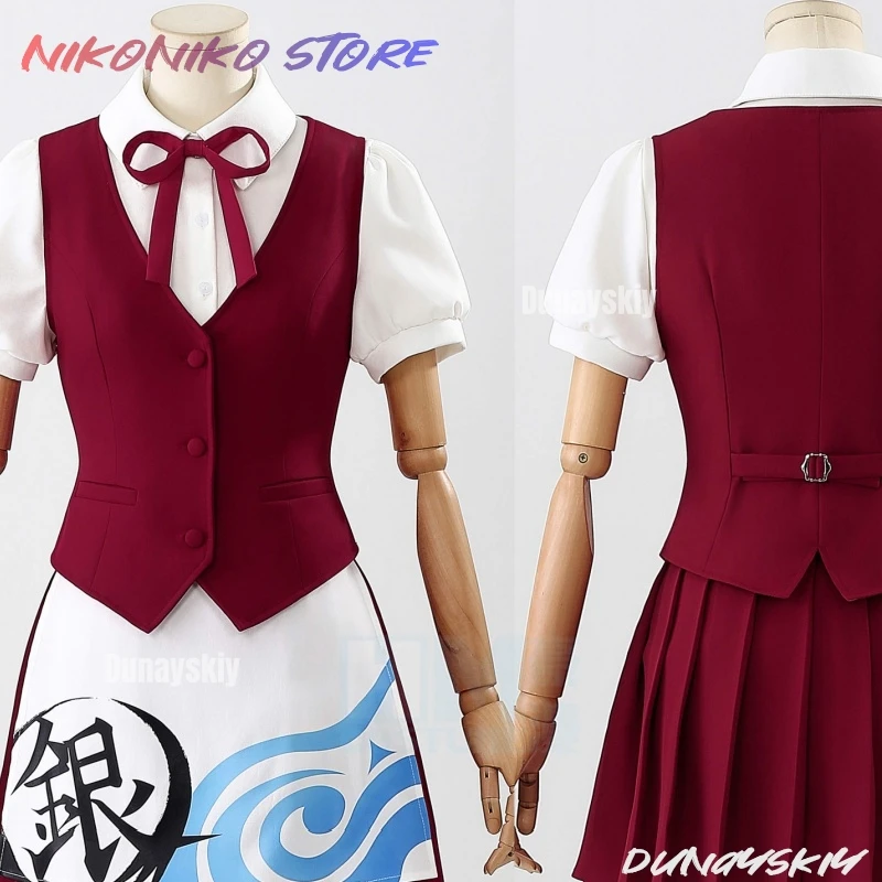Аниме Gintama X Cafe Collaboration: Kagura's Yorozuya Cafe Outfit Тематический рабочий костюм Косплей Женская обычная одежда с карманами (art.: 3920d0f4e536f) - 3920d0f4e536f