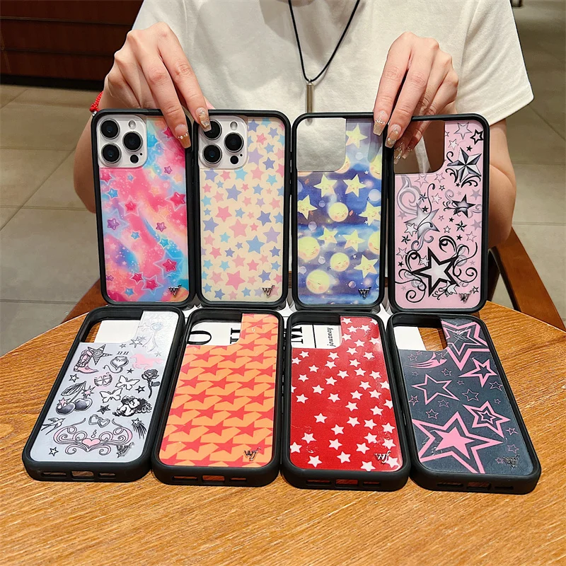 Фото Чехол для телефона Wildflower Nessa Barrett Celestial Dreaming для iPhone 17, 16, 15, 14, 13, 12, Pro Max Miranda Rae Super Sweet Stars Cover №1