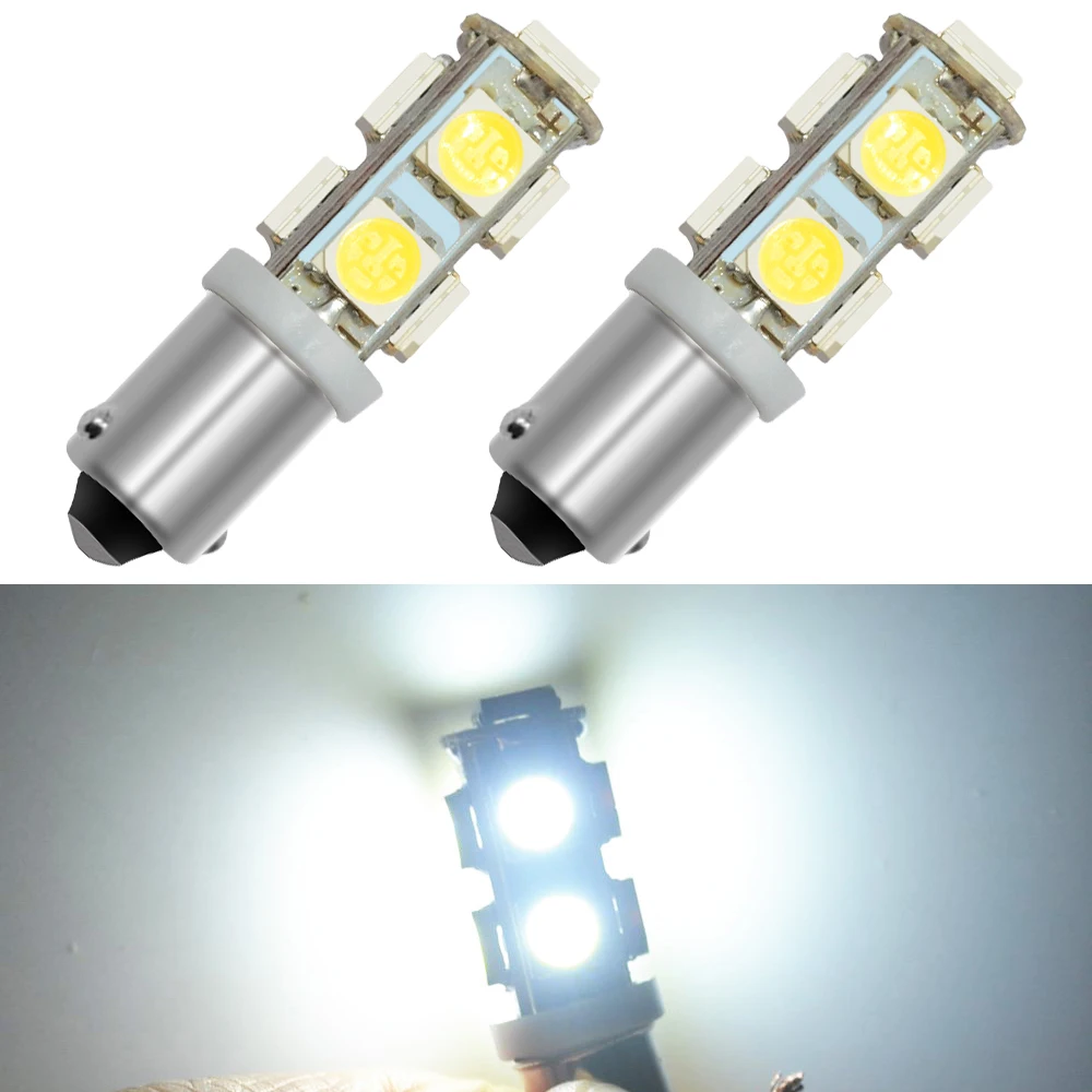 

2X T11 Ba9s T4W 5050 9smd Interior Reading License Plate Bulb Trunk Lamp Tail Led Gauge White Dome Light Reverse Car Marker Led