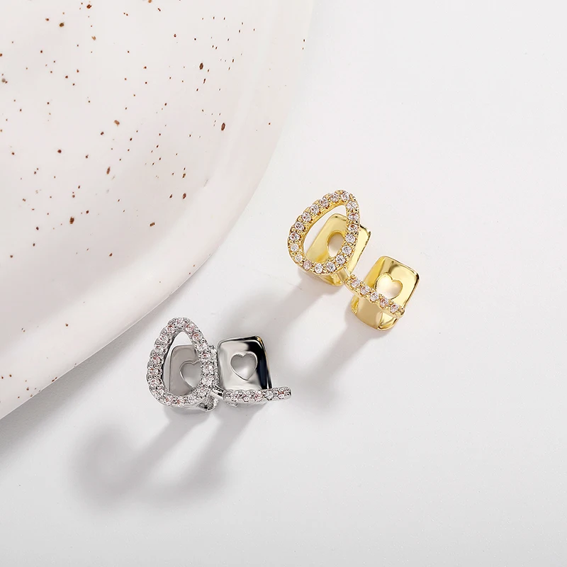 Новая кепка в стиле хип-хоп для зубов Grillz мужчин и женщин Iced Out Hollow с одним двойным