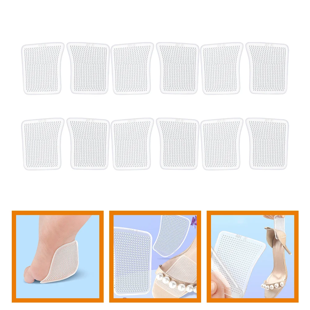 6 Pairs of Gel Forefoot Pads High Heel Gel Foot Cushions Shockproof Shoe Inserts ForeHigh Heel Insoles