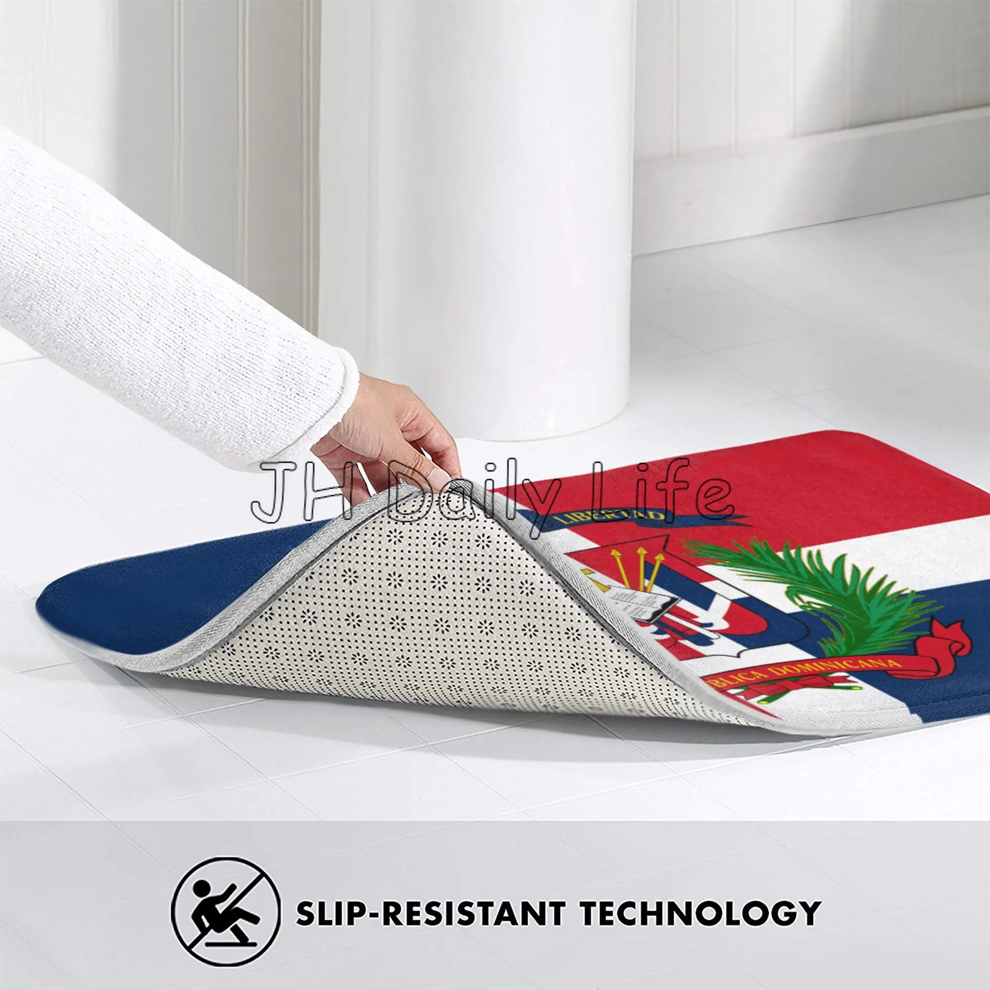 Флаг Доминиканской Республики Mats коврики для входной двери домашние пола не