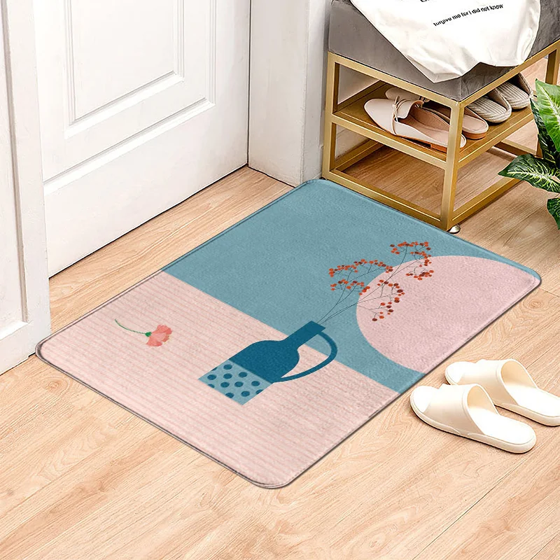 Ins Интернет Популярный одинаковый дверной коврик Moran Ditu Иллюстрация Коврик для