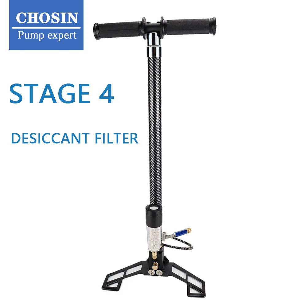 High Pressure 4 Stage Hand Operated Air Pump